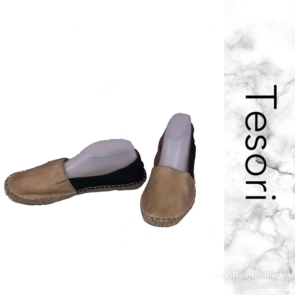 Tesori leather espadrilles size 11